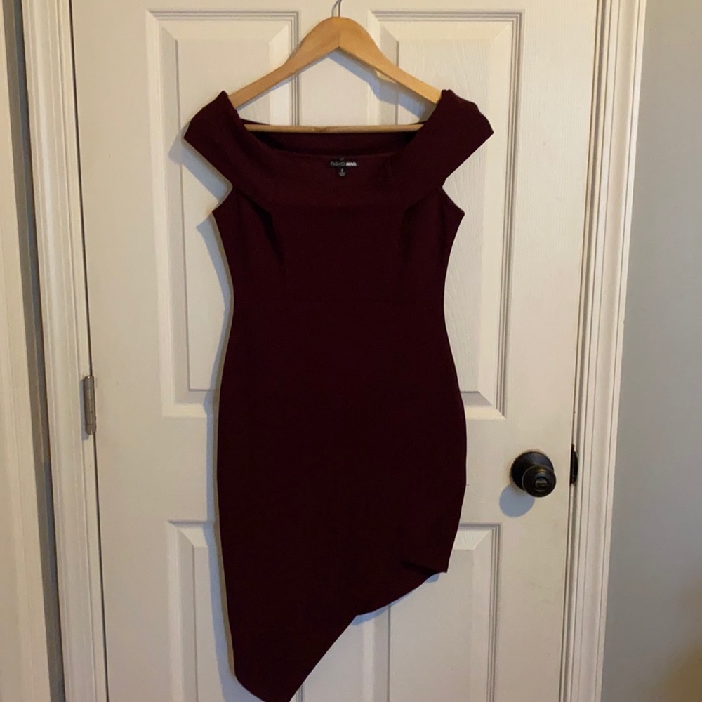 Maroon Maxi Dress Fashion Nova